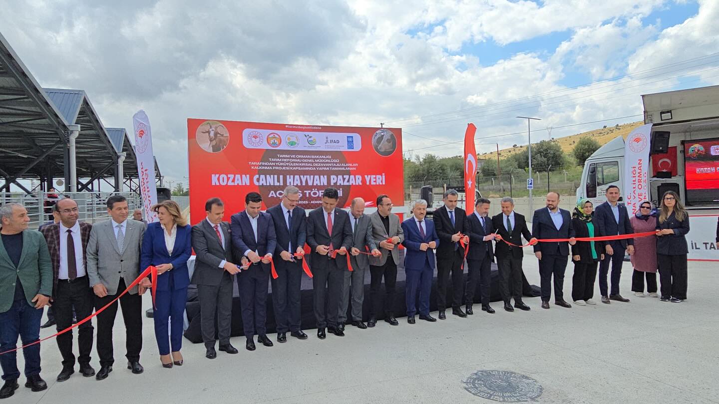 KOZAN’A YENİ CANLI HAYVAN PAZARIMIZ HAYIRLI OLSUN