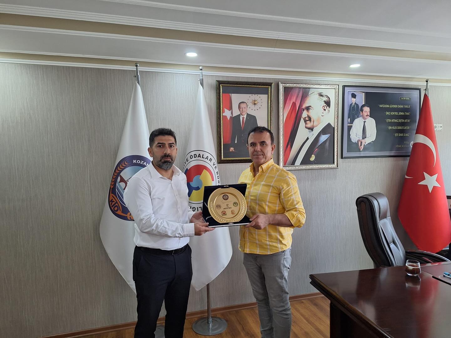 İlçe Tarım Müdürümüzden Veda Ziyareti