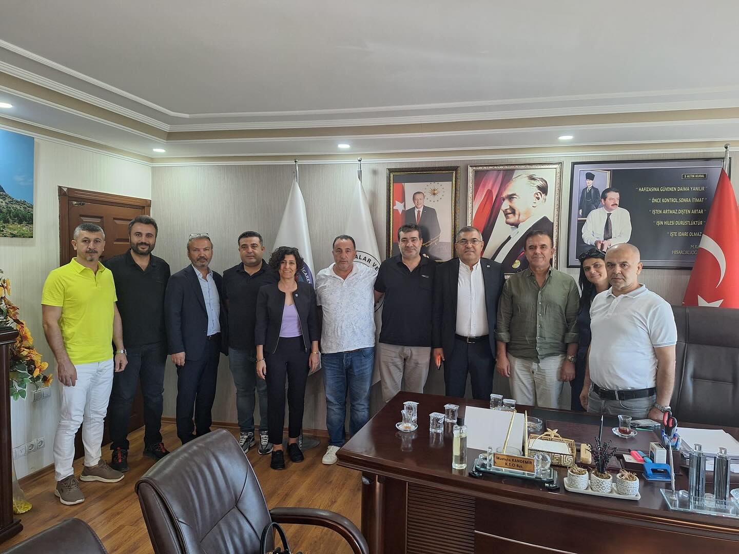 Adana Mali Müşavirler Odası Yönetim Kurulundan Odamıza Ziyaret