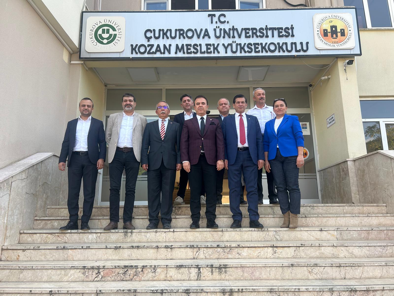 Kozan Ticaret Odası, Kozan Ticaret Borsası, Kozan Meslek Yüksek Okulu Protokol Yürütme Kurulu Toplantısı Yapıldı