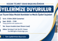 ÜYELERİMİZE DUYRULUR