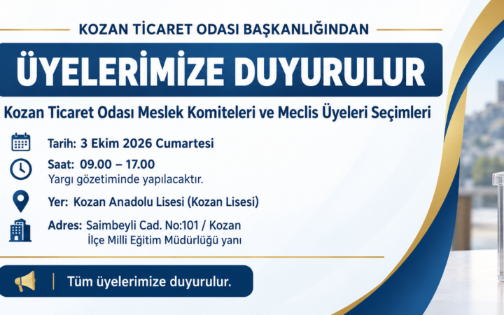 ÜYELERİMİZE DUYRULUR
