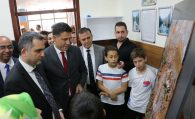 KAYMAKAMIMIZ VE BELEDİYE BAŞKANIMIZ İLE BİRLİKTE BİLSEM FUARINA KATILIM SAĞLADIK