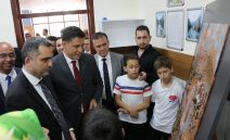 KAYMAKAMIMIZ VE BELEDİYE BAŞKANIMIZ İLE BİRLİKTE BİLSEM FUARINA KATILIM SAĞLADIK