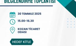 2025 YILI DESTEK PROGRAMLARI BİLGİLENDİRME TOPLANTISI