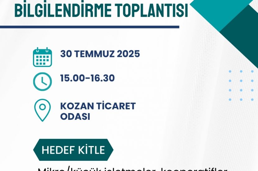 2025 YILI DESTEK PROGRAMLARI BİLGİLENDİRME TOPLANTISI