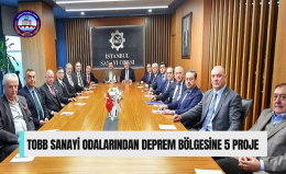 TOBB Sanayi Odalarından Deprem Bölgesine 5 Proje
